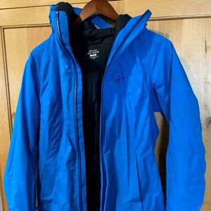 Blue Arc'teryx ski jacket, Medium